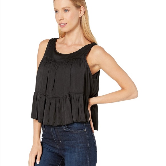 Size M Free People Pretty Chambray Pretty Please Bodysuit - Picture 2 of 6